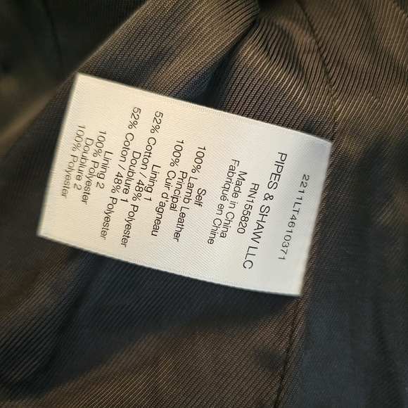 Veronica Beard Navy Leather Jacket - Picture 8 of 13